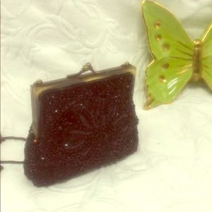 Vintage silk change purse